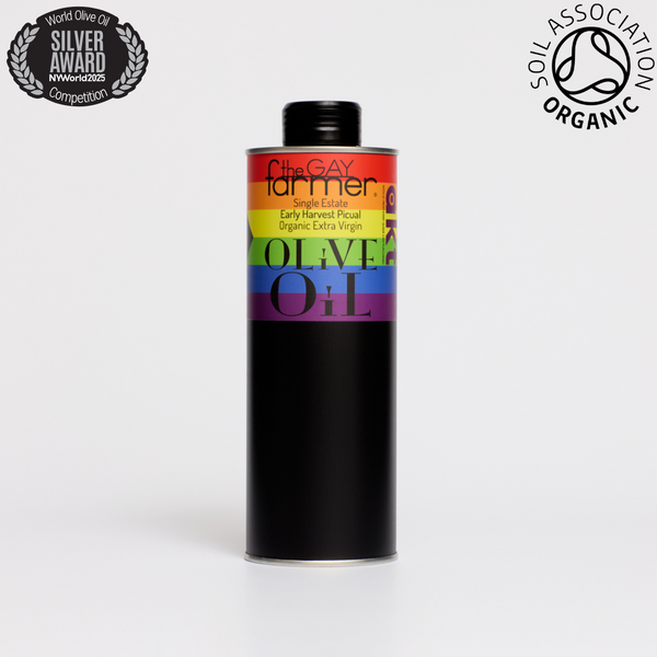 TGF X AKT Early Harvest Picual October 2024 Organic Extra Virgin Olive Oil 500ml. Proudly Supporting AKT with £1 from every can purchased. Free GB mainland delivery with 2 cans or more.